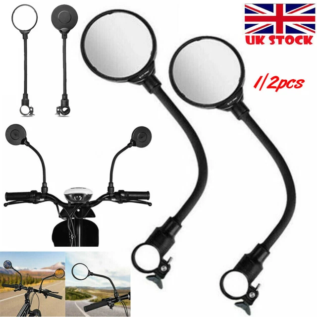 Flexible Bike Rear View Mirror Mtb Road Bicycle Handlebar Rearview Convex Mirror