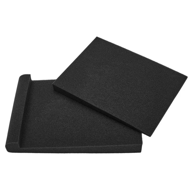 2pcs Acoustic Foam Pads High Density Sponge 30x20x4.5cm For 5/6 Inch Speakers