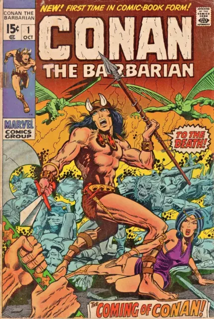 Conan the Barbarian # 1 MARVEL COMICS October 1970 Barry Windsor-Smith