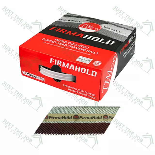 Firmahold BRIGHT BR Framing Gun Nails to fit Paslode 50,63, 75 & 90mm Clipped