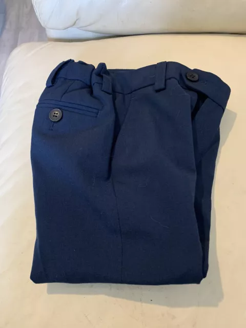 Next Boys Formal Trousers, Dark Blue, Age 3 Yrs, Great Preloved , Only Worn Once