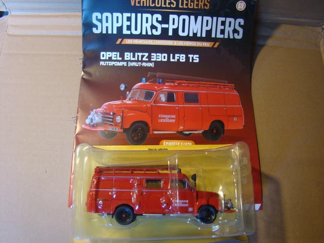 CPL41 VÉHICULES LÉGERS Sapeurs Pompiers 1/43 Hachette