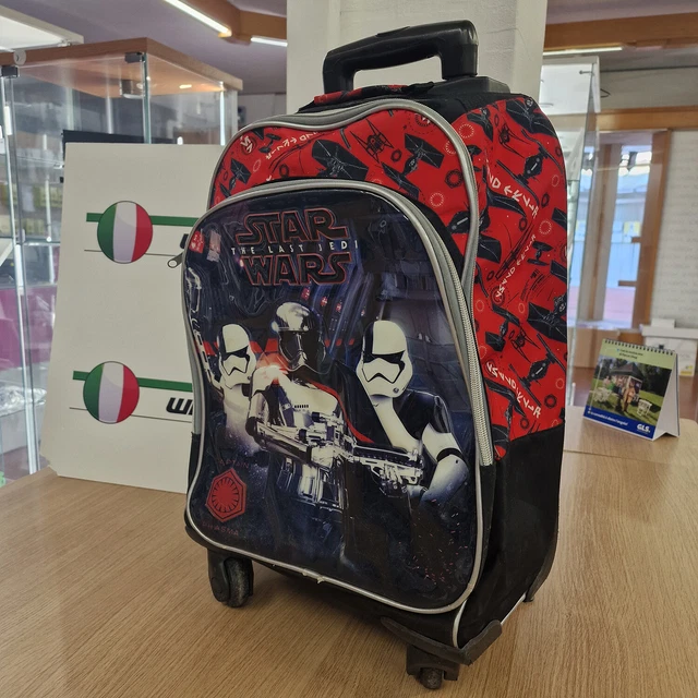 ZAINO STARWARS TROLLEY Scuola Elementare Per Bambini Con Ruote EUR 23 90 PicClick IT