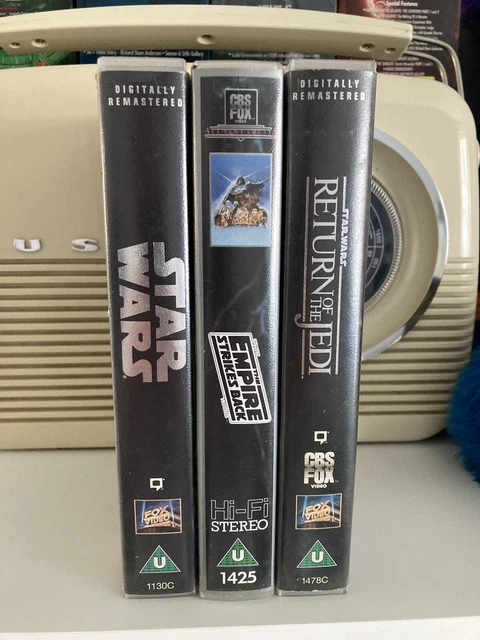 STAR WARS ORIGINAL Trilogy Vhs First Versions £14.99 - PicClick UK