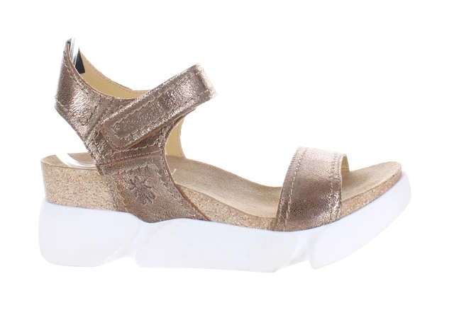 FLY London Womens Sena Beige Ankle Strap Heels EUR 39 (7117447)