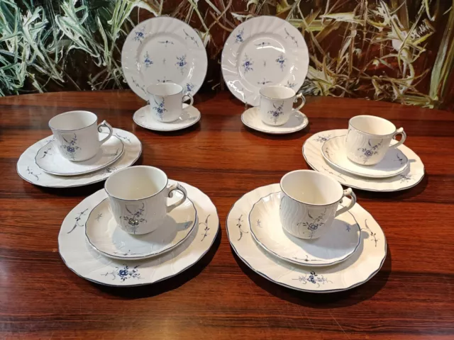 VILLEROY & BOCH Germany ALT LUXEMBURG - 18 teiliges Kaffeeservice / 6 Personen