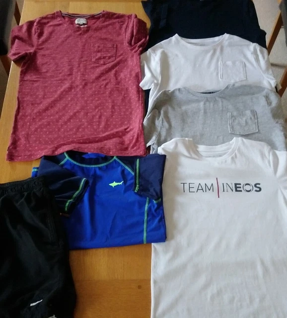 Pacchetto vestiti ragazzi età 12-13 anni (M&S, Super dry, Next, Team Ineos)