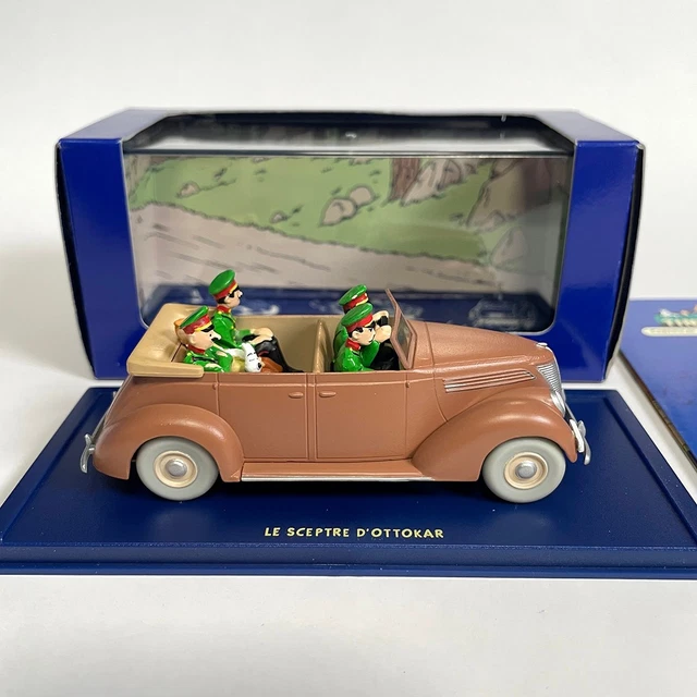 Ancienne Miniature Rare – Simca Décapotable – Création Clé N°17 – Échelle 1/32 – Occasion