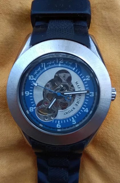 MASTERTIME AUTOMATIC SKELETON Men s Watch. In Good Used Working Order. 29.60 PicClick UK
