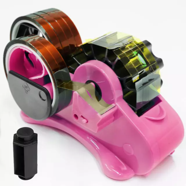 Pink Heat Tape Dispenser Sublimation - Multiple Roll Cut Heat Tape Dispenser 1"
