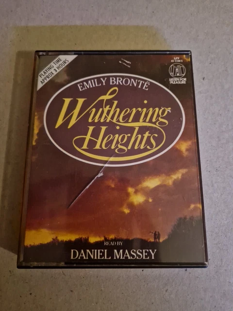 Wuthering Heights Emily Bronte Double Cassette Read By Daniel Massey