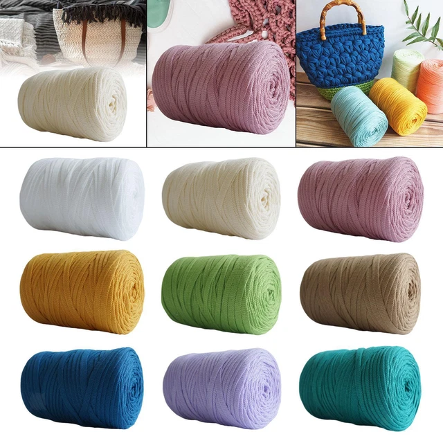 KNITTED YARN SPAGHETTI Yarn Soft DIY Knitted Fabric Chunky Yarn