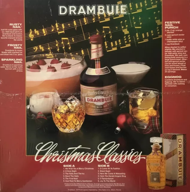 Drambuie Liqueur Presents Christmas Classics Vinyl Record LP Factory Sealed