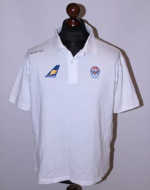 Iceland National basketball Team training polo shirt Size XL Errea