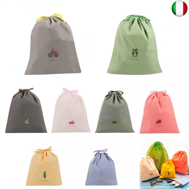 25 Buste Viaggio Con Cerniera Per Vestiti - Sacchetti Organizzatori Traspiranti 5 Misure | Ideale Valigie E Armadi - Foto 9