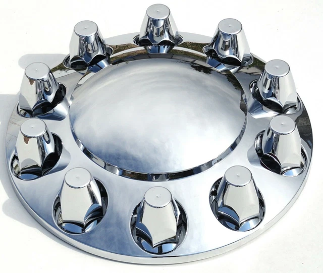 Front Axle Cover 33MM Screw On 2 3/4” Tall Lug Nuts Plastic UP#10257 Each