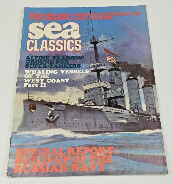 Sea Classics Magazine Vintage July 1972 Volume 5, No 4 Rare