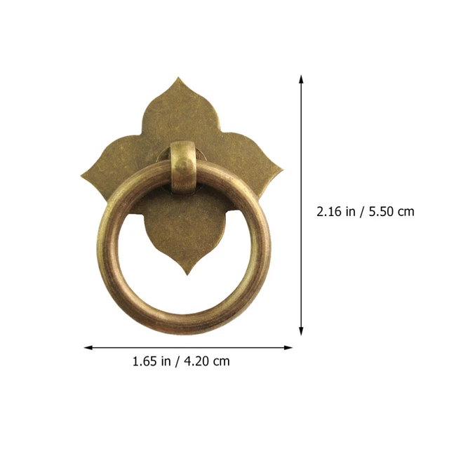 2 Pcs Metal Kitchen Knob Handle Metal Joycon Decorate 9