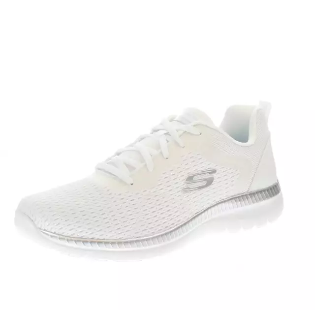 Skechers Bountiful - Sneakers Con Memory Foam Bianco - Donna Scarpe Sport