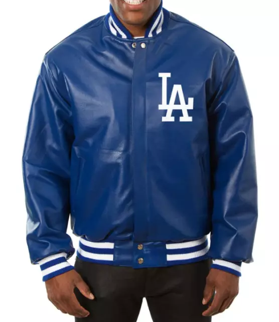MLB Los Angeles Dodgers Classic Genuine Sheep Leather Letterman Varsity Jacket