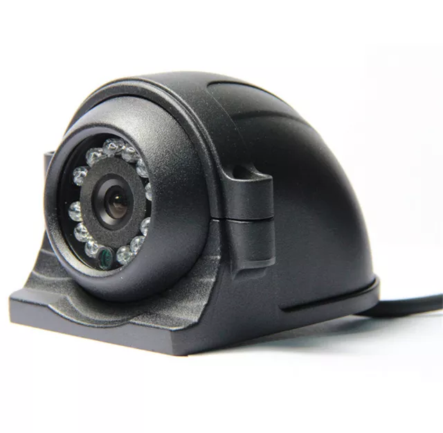 4 Pin Heavy Duty CCD IR Color 12 LED Side View Camera 700 TVL For Truck RV Bus
