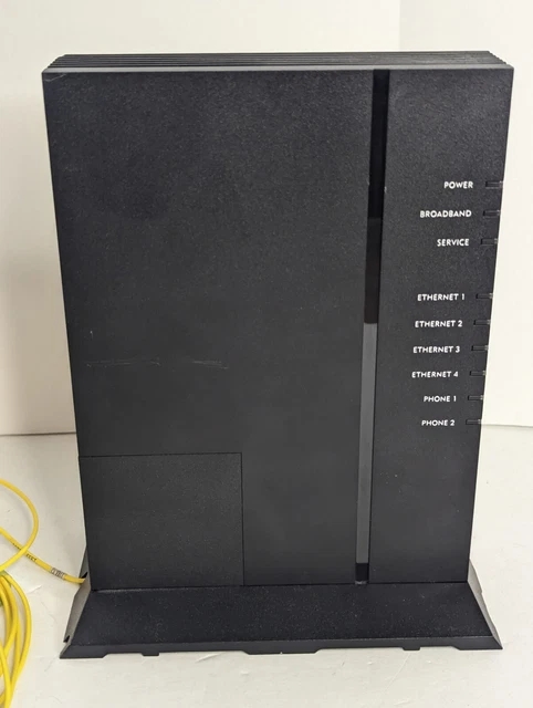 CALIX FIBER OPTIC Network Terminal (ONT) Modem 4 port Ethernet Model ...