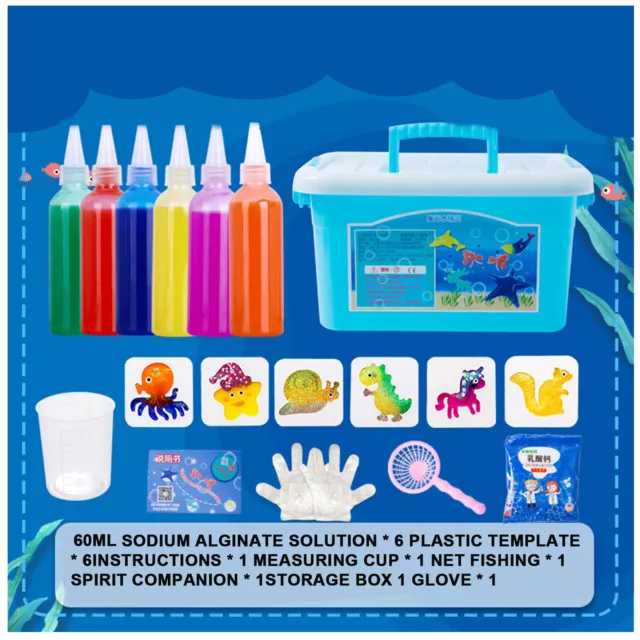5-12 Color Magical DIY Water Elf Toy Kit Cartoon Style Sensory Toy Set Non-Toxic