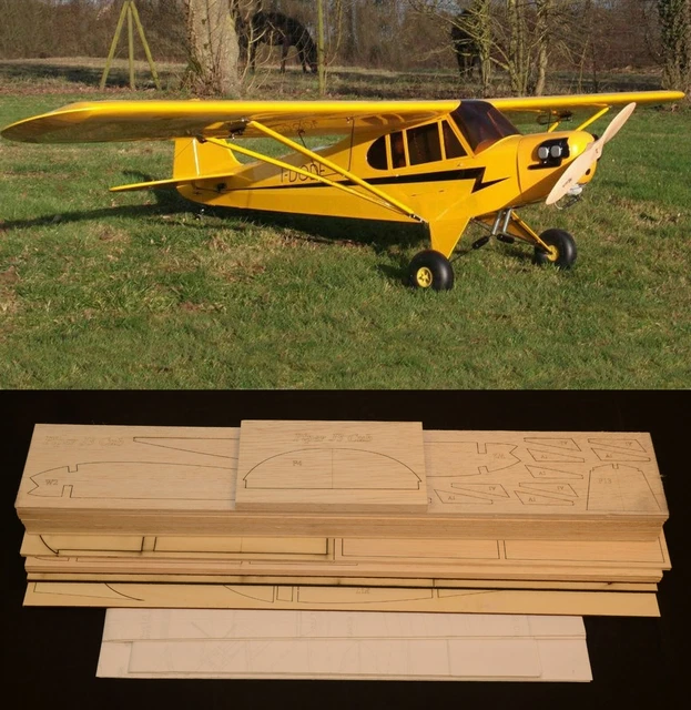 108" Ws PIPER J3 CUB TRAINER R/c Plane partial kit/short kit and plans, PLS READ 108" Ws PIPER J3 CUB TRAINER R/c Plane partial kit/short kit and plans, PLS READ