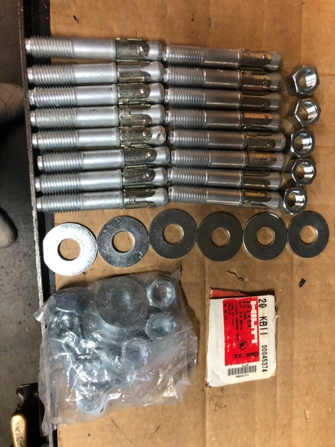 Kwik Bolt Anchor Hiltt 3/4 X 4 3/4 (16 0F Them)