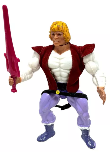 PRINCE ADAM 100% FRANCIA raro 1981 Masters Universe MOTU - JUGUETES CON GRÁFICOS DE TINTA A258