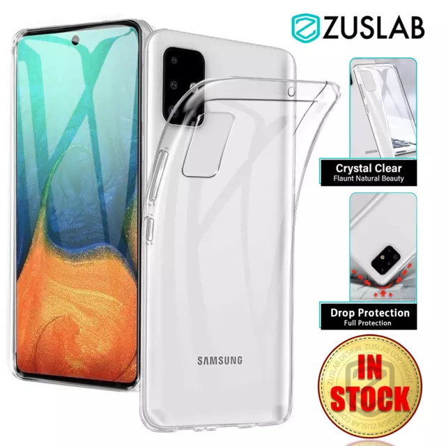 For Samsung Galaxy A11 A21s A31 A51 A71 Case ZUSLAB Slim TPU Soft Crystal Cover