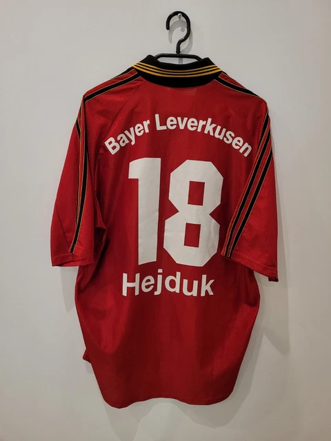 Originales Frankie Hejduk Bayer Leverkusen Trikot 1998/99 Football Shirt 2