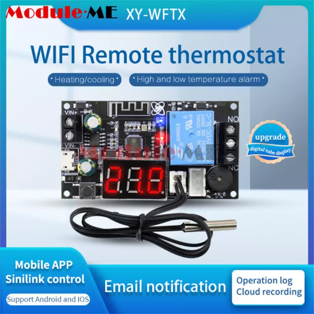Remote WIFI Thermostat High Precision Temperature Controller Module Digital