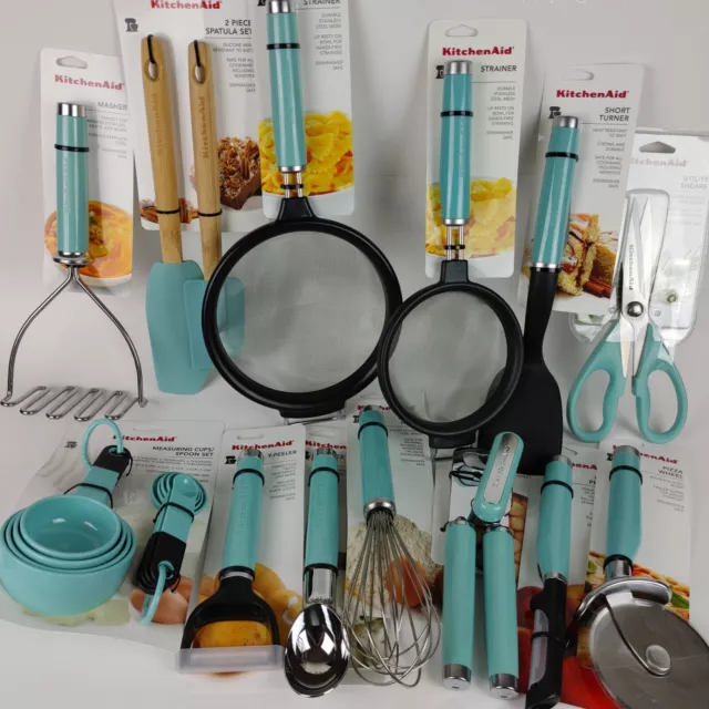 KitchenAid kitchen utensils gadgets in aqua sky (HAQA) each sold