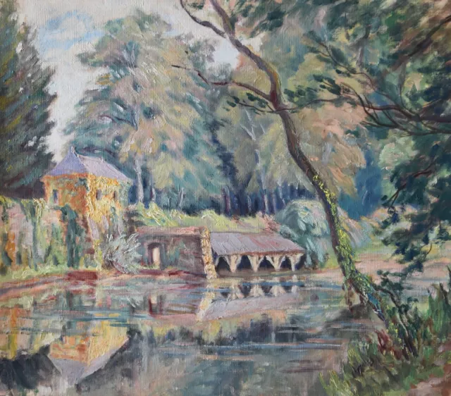 Louis Dupuis (1862-1951) (171) - gouache - château de Couterne