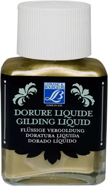 Lefranc Bourgeois Dorure Liquid 350410 Rich Gold 75 ML