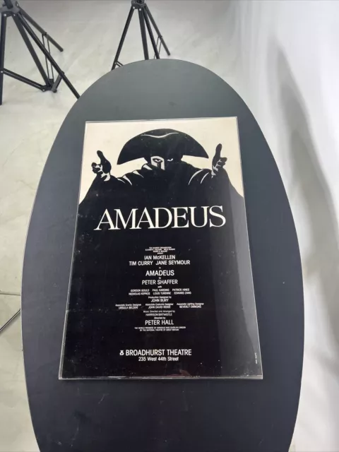 Amadeus Theater Broadway Window Card Poster 14" x 22"