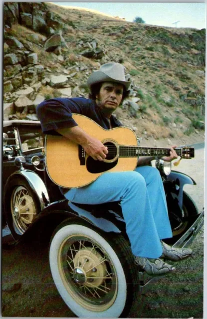 MERLE HAGGARD SINGER SONG WRITER Photo Vintage Chrome Postcard B3