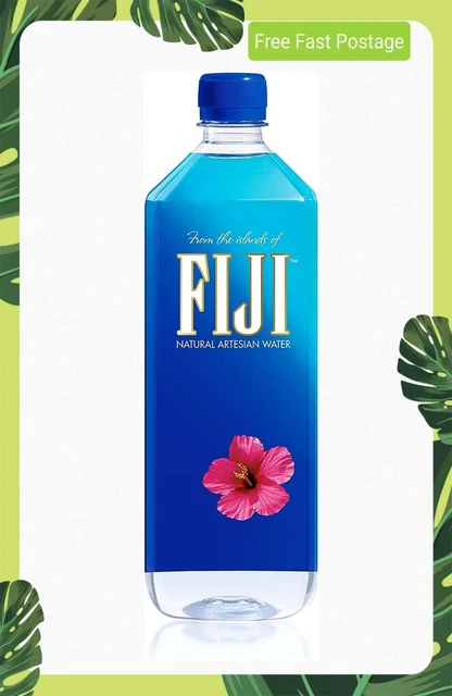 FIJI Natural Artesian Water 1Lt x 12 FAST FREE SHIPPING AU