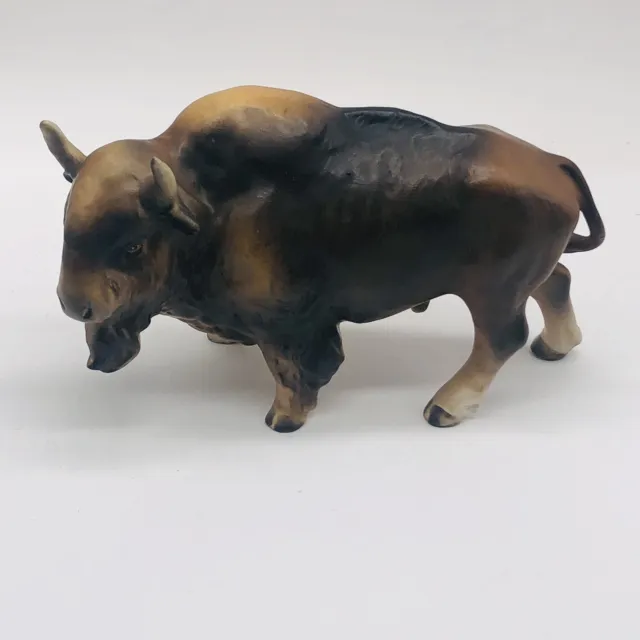 Vintage Napco American Buffalo Male Bison Figurine M391 Japan