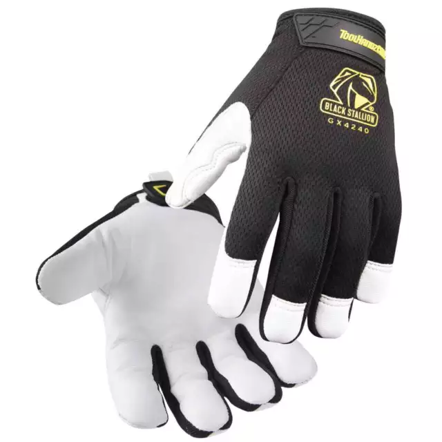 Black Stallion GX4240 Toolhandz Core Goat Grain Mechanic's Gloves SML