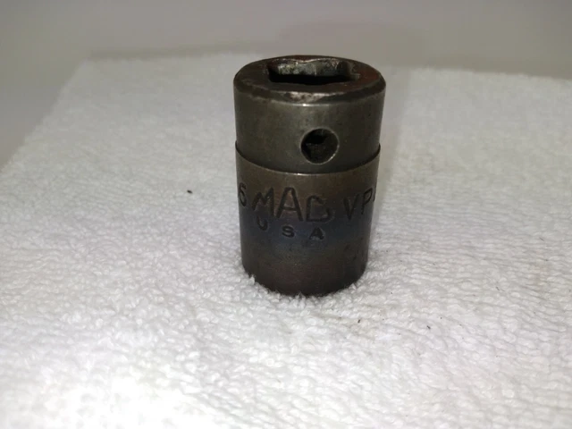 MAC Tools #VP226, 1/2" Drive, 11/16" Impact Socket, Shallow, 6 Point.