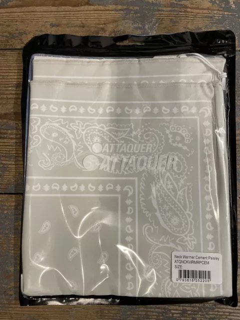 Attaquer Cycling Neck Warmer Tube Beige Paisley