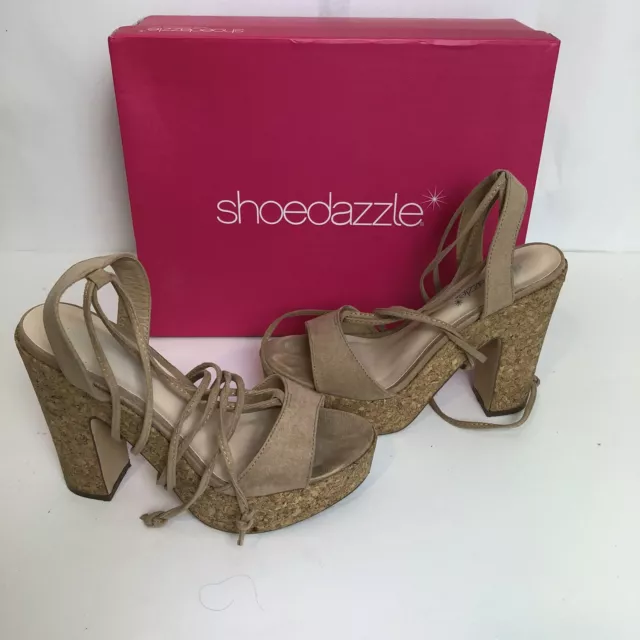 SHOE DAZZLE DRESS Sandals Sand Size 6 $30.56 - PicClick