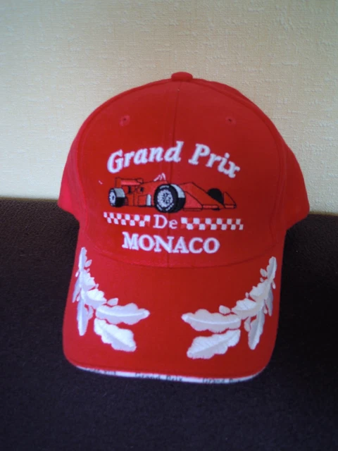 Rare / Casquette : Grand Prix De Monaco Rouge Ferrari Formule 1 F1 /Cap Neuf New