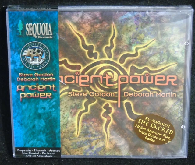 CD Ancient Power Sequoia Records Steve Gordon Deborah Martin Flute Drums Rattles CD Ancient Power Sequoia Records Steve Gordon Deborah Martin Flute Drums Rattles