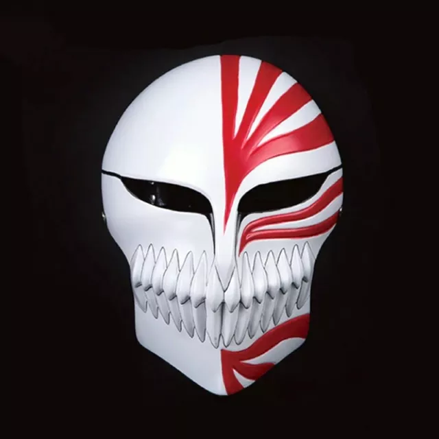 ICHIGO RED HOLLOW Mask (Bleach) 1:1 Full-Scale Cosplay Replica Mask $45 ...