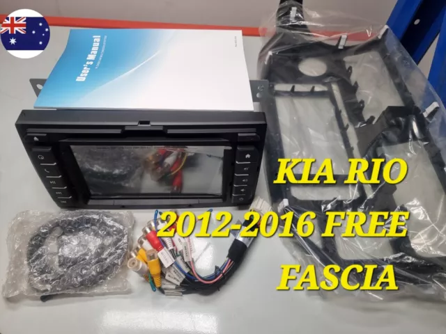 7" Kia Rio 2012-2016 multimedia Head unit Win ce reverse cam gps