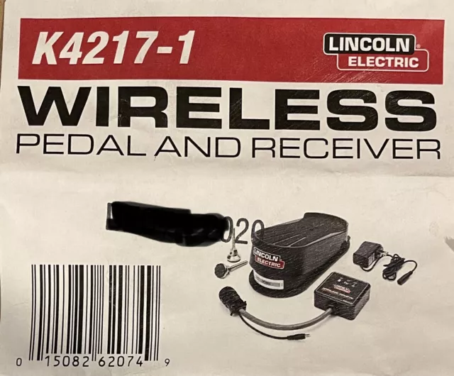 LINCOLN WIRELESS FOOT Pedal and Receiver for TIG Welding K4986-1 $1,516.00  - PicClick