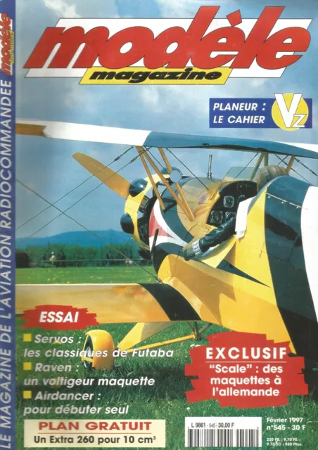 Mag Model #547 Plans ""Bleriot Xi"" Indoor Rc & ""Foxy"" Hand Lance / Piper Cub